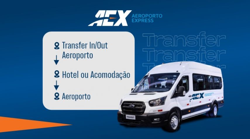 Transfer In e Out Aeroporto ⇄ Hot&eacute;is Centro de Curitiba 